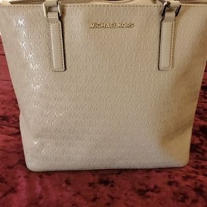 Morgan Pearl Grey Michael Kors Tote